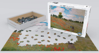 1000 Teile Puzzle - Puzzle - Mohnfeld bei Argenteuil von Claude Monet