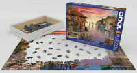 1000 Teile Puzzle - Puzzle - Romantischer Mittelmeerhafen von Dominic Davison