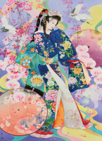 1000 Teile Puzzle - Puzzle - Japan Kimono Art -Seika von...
