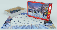1000 Teile Puzzle - Puzzle - Weihnachtsabend in Paris