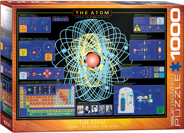 1000 Teile Puzzle - Puzzle - Das Atom