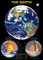 1000 Teile Puzzle - Puzzle - Die Erde mit Daten und Querschnitt