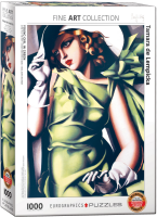 1000 Teile Puzzle - Puzzle - Tamara Lempicka - Junges Mädchen Art Deco