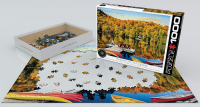 1000 Teile Puzzle - Puzzle - Das Haus am See in Quebec