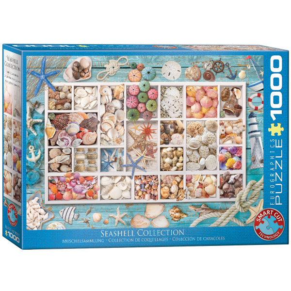 1000 Teile Puzzle - Puzzle - Maritime Muschelsammlung