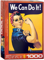 1000 Teile Puzzle - Puzzle - We can do it - American Classics