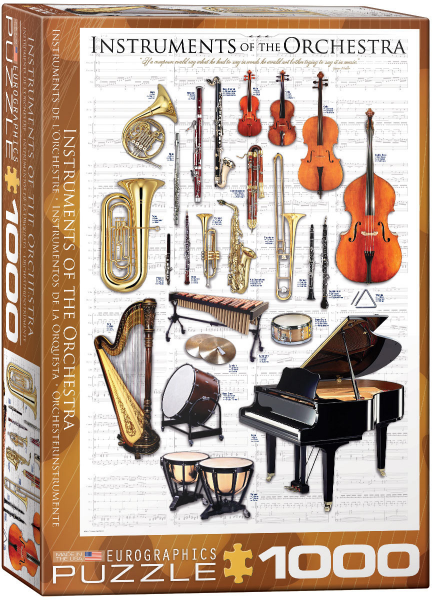 1000 Teile Puzzle - Puzzle - Instrumente des Orchesters