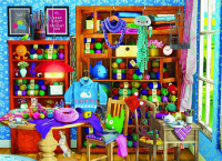 1000 Teile Puzzle - Puzzle - Das fabelhafte Strickzimmer