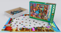 1000 Teile Puzzle - Puzzle - Das fabelhafte Strickzimmer