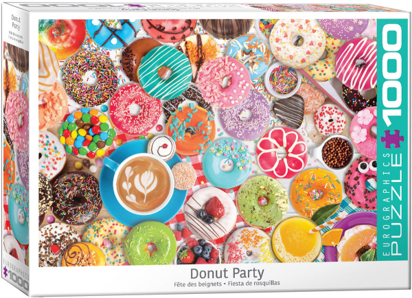 1000 Teile Puzzle - Puzzle - Leckere Donuts in bunten Farben