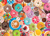 1000 Teile Puzzle - Puzzle - Leckere Donuts in bunten Farben