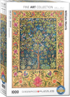 1000 Teile Puzzle - Puzzle - Wandteppich Der Baum des Lebens William Morris