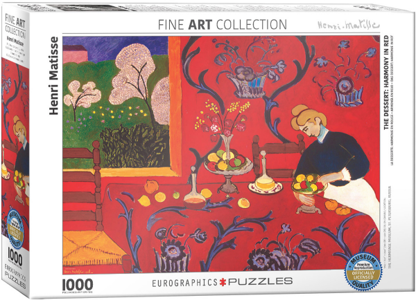 1000 Teile Puzzle - Puzzle - Henri Matisse Harmonie in Rot