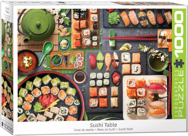 1000 Teile Puzzle - Puzzle - Sushi Japanische Köstlichkeiten