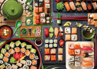 1000 Teile Puzzle - Puzzle - Sushi Japanische Köstlichkeiten