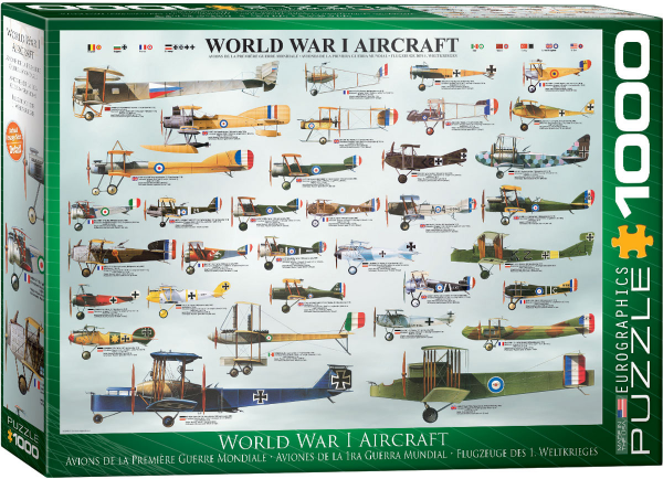 1000 Teile Puzzle - Puzzle - Historische Flugzeuge des 1. Weltkriegs