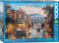 1000 Teile Puzzle - Puzzle - Straßenbahnen in San Francisco Classic Cable Cars