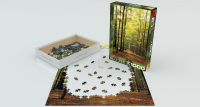 1000 Teile Puzzle - Puzzle - Sonnendurchfluteter Waldweg