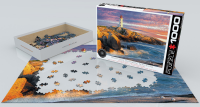 1000 Teile Puzzle - Puzzle - Leuchturm an der See Nova Scotia Peggys Cove
