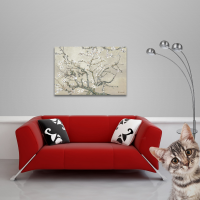 Van Gogh, Vincent - Kunstdruck - Almond Branches Tan