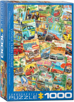 1000 Teile Puzzle - Puzzle - Vintage Classic Reise Werbung