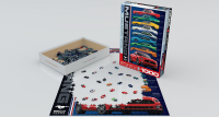 1000 Teile Puzzle - Puzzle - Ford Mustang Evolution 50 Jahre