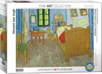 1000 Teile Puzzle - Puzzle - Vincents Schlafzimmer in Arles von Van Gogh