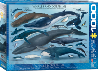 1000 Teile Puzzle - Puzzle - Wunder des Meeres - Wale und Delphine