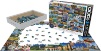 1000 Teile Puzzle - Puzzle - Traumziele in Deutschland