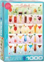 1000 Teile Puzzle - Puzzle - Bunte Cocktail Rezepte