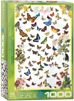 1000 Teile Puzzle - Puzzle - Die Welt der Schmetterlinge