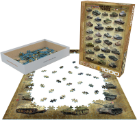 1000 Teile Puzzle - Puzzle - Panzer des zweiten Weltkriegs