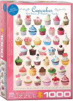 1000 Teile Puzzle - Puzzle - Köstliche Cupcakes in 1000 Farben