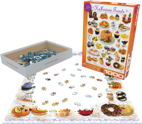1000 Teile Puzzle - Puzzle - Süsse Halloween Naschereien