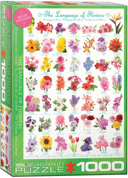 1000 Teile Puzzle - Puzzle - Sags in der Sprache der Blumen