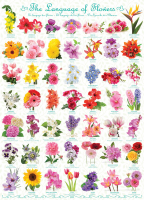 1000 Teile Puzzle - Puzzle - Sags in der Sprache der Blumen