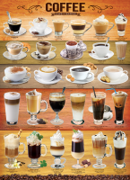 1000 Teile Puzzle - Puzzle - Duftende Kaffee Variationen