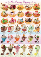 1000 Teile Puzzle - Puzzle - Leckere Eissorten