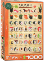 1000 Teile Puzzle - Puzzle - Sushi Variationen aus Japan