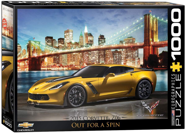 1000 Teile Puzzle - Puzzle - Corvette Z 06 in New York