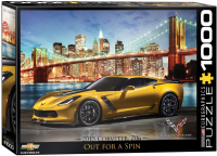 1000 Teile Puzzle - Puzzle - Corvette Z 06 in New York