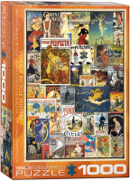 1000 Teile Puzzle - Puzzle - Vintage Fahrradwerbung Art Deco