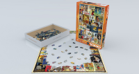 1000 Teile Puzzle - Puzzle - Vintage Fahrradwerbung Art Deco