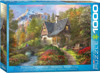 1000 Teile Puzzle - Puzzle - Morgens im Gebirge von Dominic Davison
