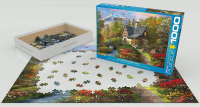 1000 Teile Puzzle - Puzzle - Morgens im Gebirge von Dominic Davison