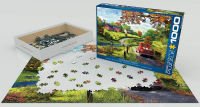 1000 Teile Puzzle - Puzzle - Wunderschöne Landstraße von Dominic Davison
