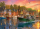 1000 Teile Puzzle - Puzzle - Sonnenuntergang im Fischerhafen von Dominic Davison