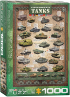 1000 Teile Puzzle - Puzzle - Die Geschichte der Panzer