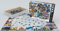 1000 Teile Puzzle - Puzzle - Traumziele der Welt