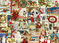 1000 Teile Puzzle - Puzzle - Klassische Weihnachtskarten...